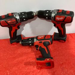 Milwaukee M18 Cordless Hammer Drill (Tool Only). $75 Each.