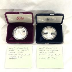 Mint Condition Sealed 1993 And 1995 Silver American Eagle Proofs. I’ll Accept $240 For Both. Read Description.