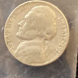 1955D nickel