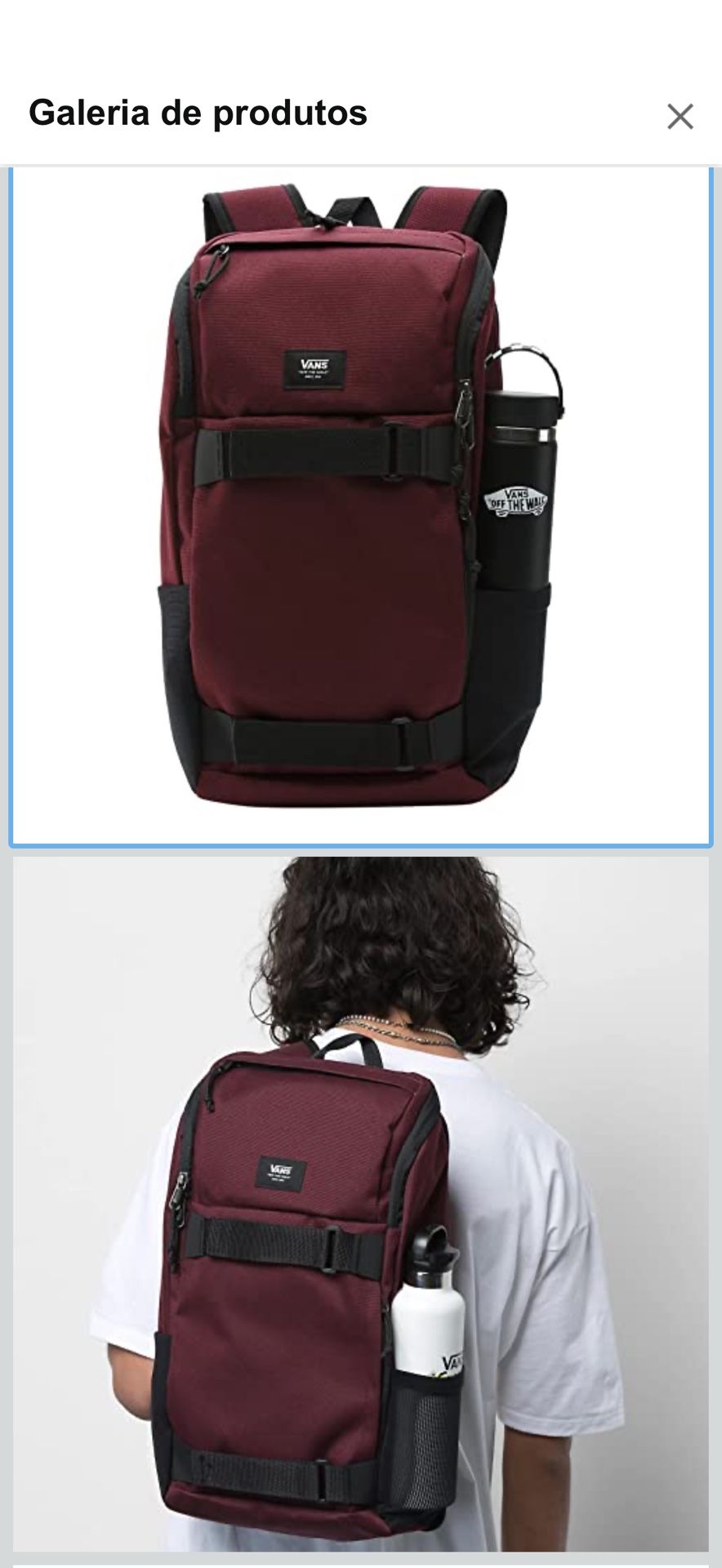Vans Backpack For Laptop And Skateboard