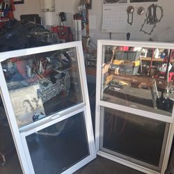 New Construction white windows 28"x47" 3/34New!!