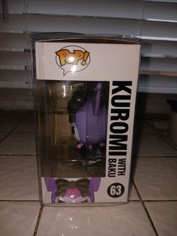 POP Funko Sanrio Pop! Kuromi (with Baku) Vinyl Figure Hot Topic Exclusive,  Purple (66430)