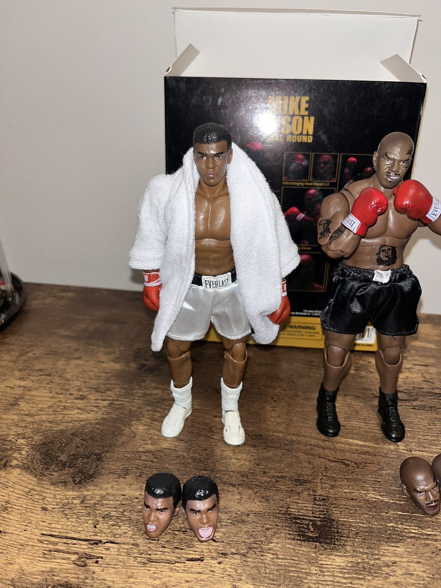 Muhammad Ali And Mike Tyson Figures