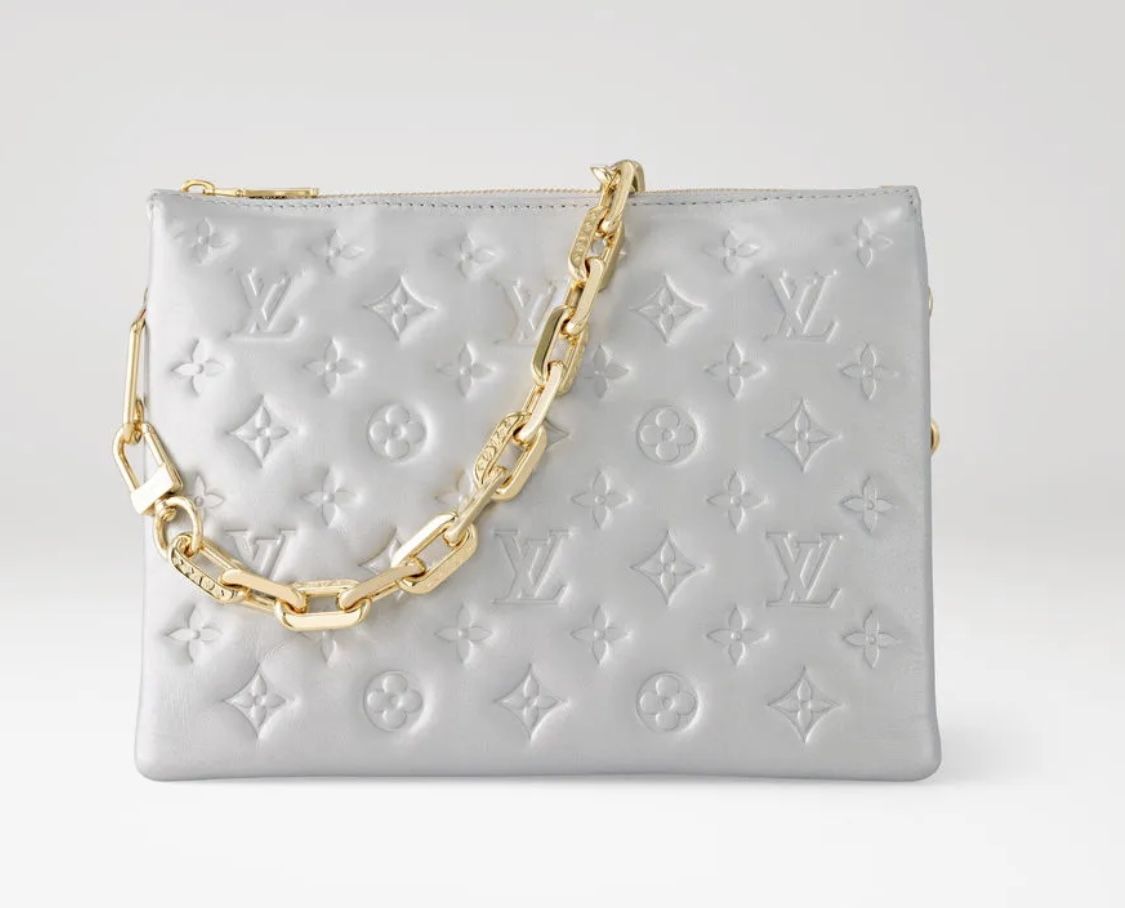 Louis Vuitton Coussin PM handbag Silver