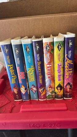 VHS Black Diamond Disney movies excellent condition