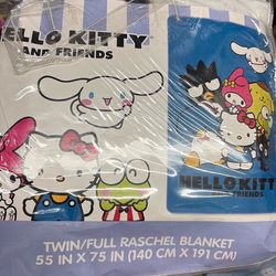 Hello kitty and friends blanket