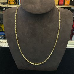 14KT Solid Rope Chain 38670-2