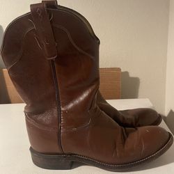 TONY LAMA Brown Western Cowboy Boots Mens Size 9.5 B