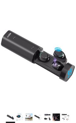 True Wireless Bluetooth Earbuds, Headphones for Sport Mini TWS Earphones Bluetooth 5.0, Auto Pairing, Touch Control, Dual Built-in Mic, Noise Cancell