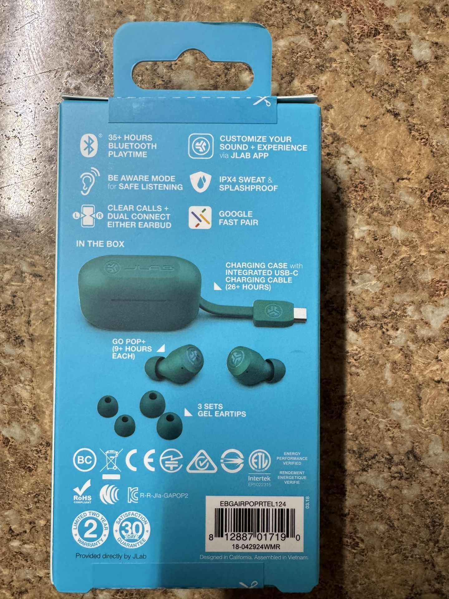 jlab go air pop headphones