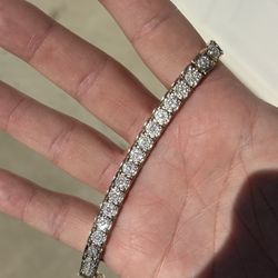 10k Yellow Gold Bracelet with 2ct Natural Diamonds 