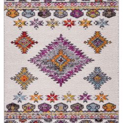 8’x10’ Thick Colorful Southwestern Design Rug 