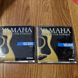 Yamaha Guitar Strings Light Gauge 80/20 Brass