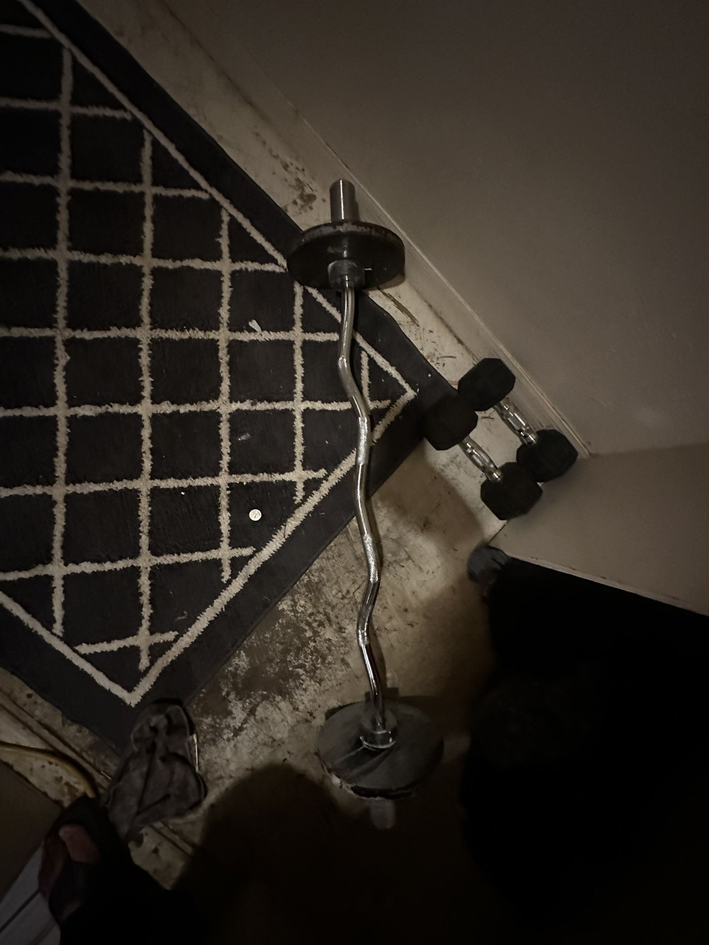 Curl Bar With weight