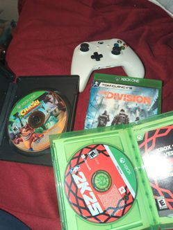Xbox One Controller and 3 Games Bundle