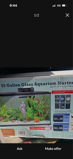 55 gallon aquarium complete set up
