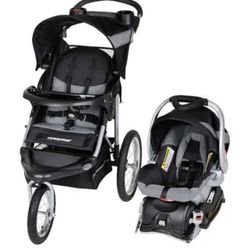 Baby Trend Expedition Jogger Stroller Lightweight Travel System Car Seat Combo