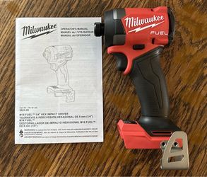 Milwaukee M18 FUEL Impact Driver.  Brand NEW.  Tool Only.  NUEVO.