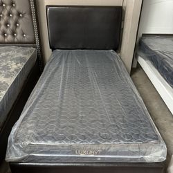 Twin Bed With Mattress 