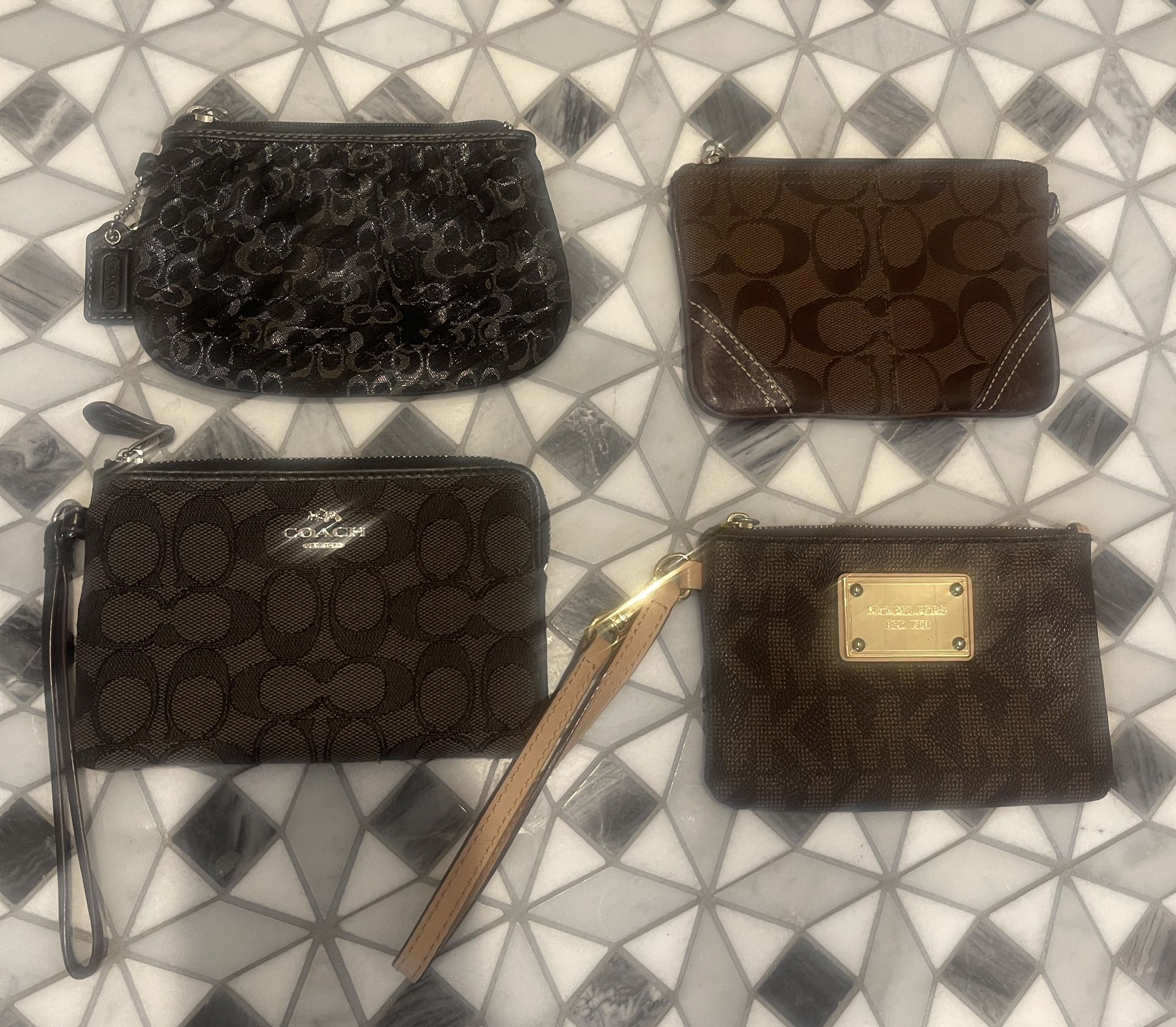 Coach And Michael Kors Wristlets