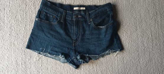 Women's Levi's Mid-Length Denim Cutoff Shorts Size 30