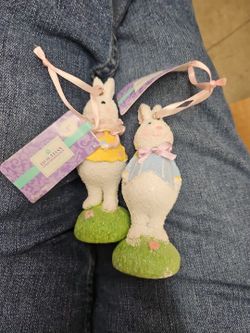 Easter Bunnies Set Of 2