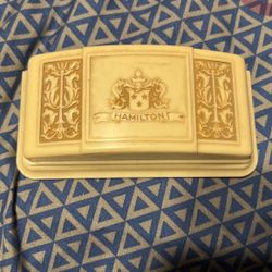 Vintage Hamilton Watch Box With Blue Interior - Watch Not Included