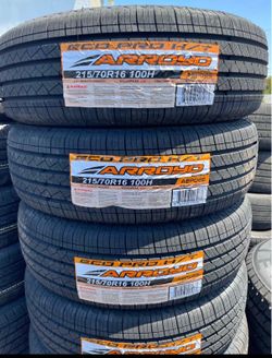 ✅ 215 70 R 16 vendo llantas nuevas marca Arroyo