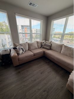 Full couch with Swivel Chair