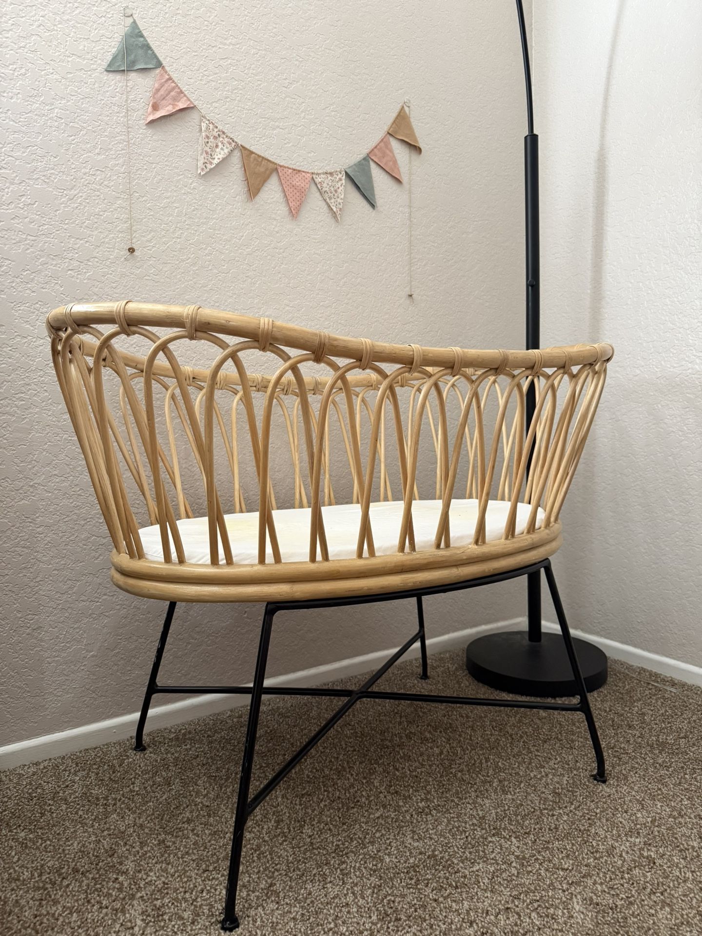Crate and Barrel bassinet!