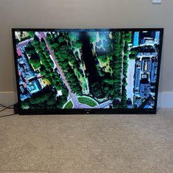 Sharp Aquos 62 Inch TV With Remote