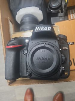 Camera set with 1 body 3 lens battery charger polarizer and bag