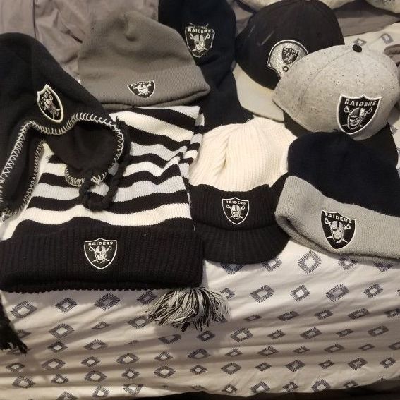Oakland Raiders collectibles memorabilia keepsakes toys Las vegas angeles