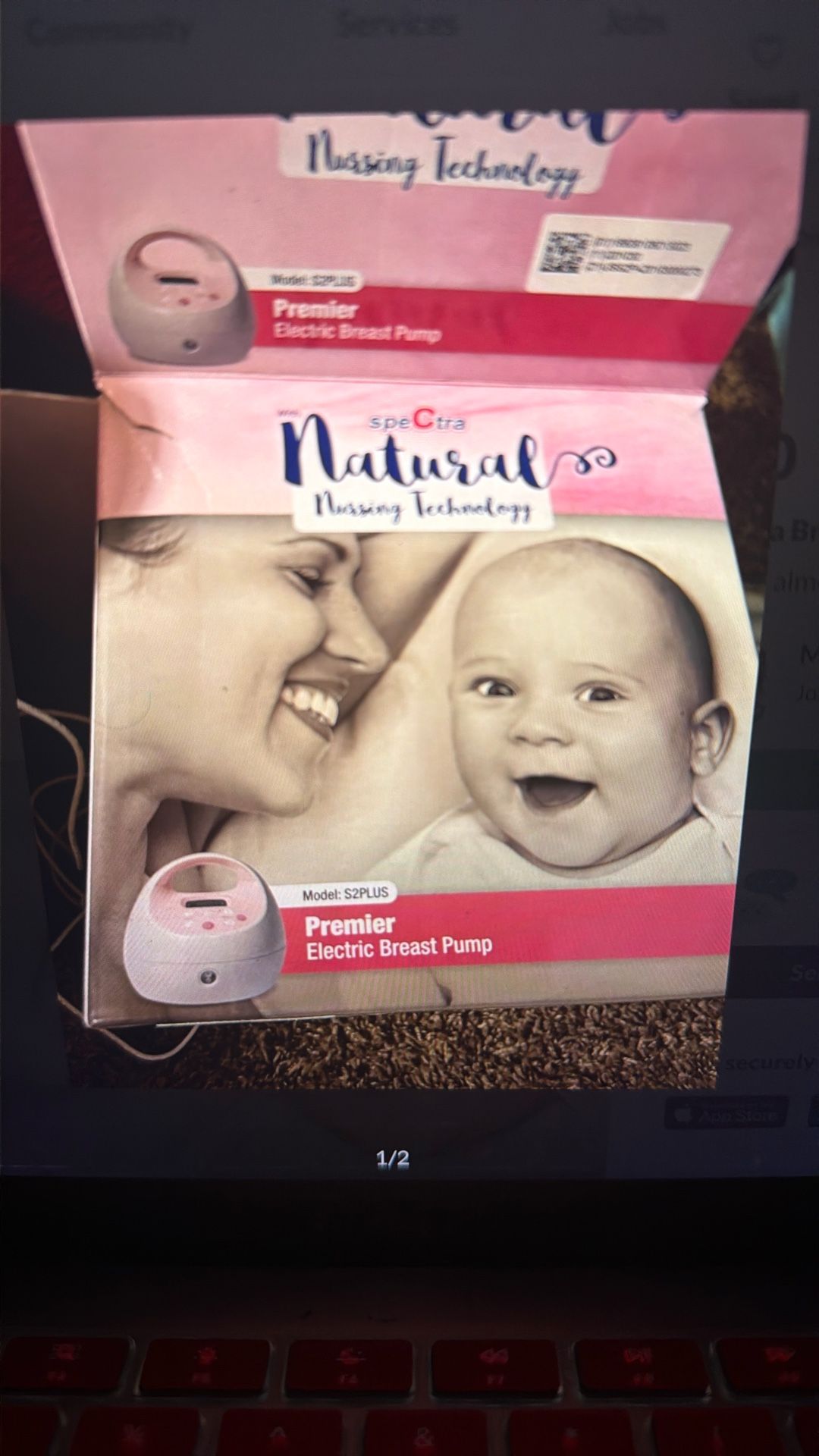 Spectra Breast Pumps (2) – 1 complete set + 1 pump only