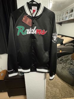 Mitchell & Ness Raiders Satin Bomber Jacket
