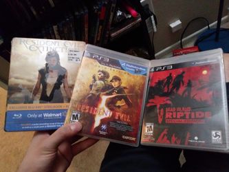 Resident evil 5, extinction blue-ray dead island reptide special edition