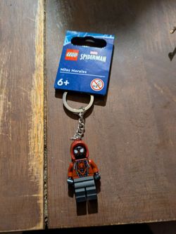 Brand new Lego Miles Morales figure keychain