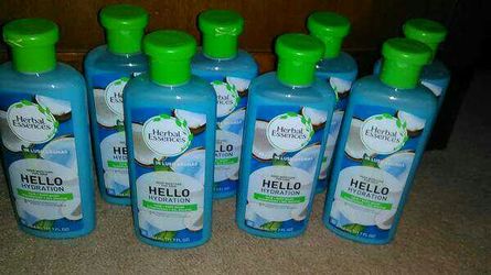 8) bottles of Herbal Essences Shampoo plus Bodywash! Hello Hydration