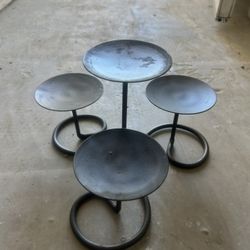 4 Tier Solid Metal Candle Holder