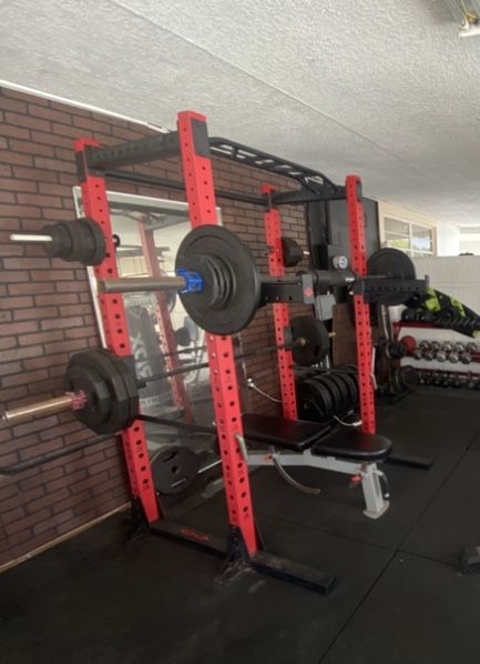 Commercial Quality ETHOS Power Rack 1.0 / Squat Rack /Bench Press Rack Gym equipmente , CrossFit