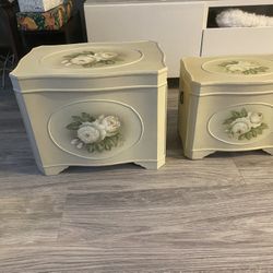 Beautiful Sturdy Decorative Wood Storage Boxes With A Suede Lining Inside