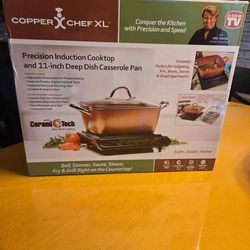 COPPER CHEF INDUCTION COOKTOP SET - NEW IN BOX!