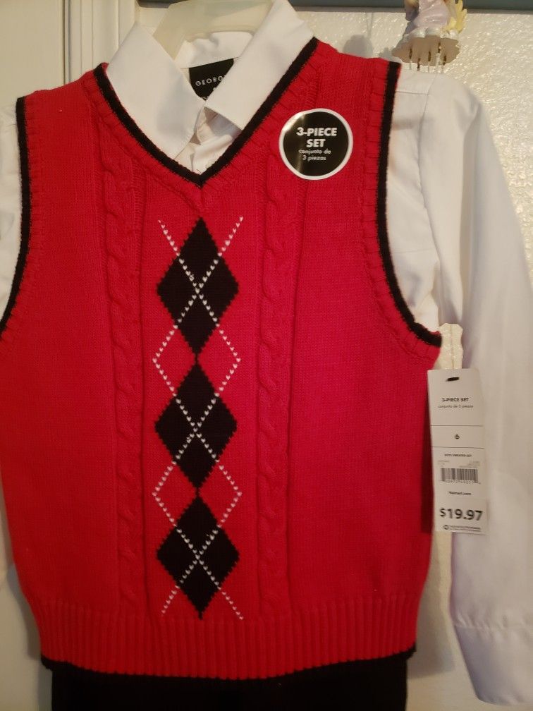 New Boys Vest And Pants Set Size 6
