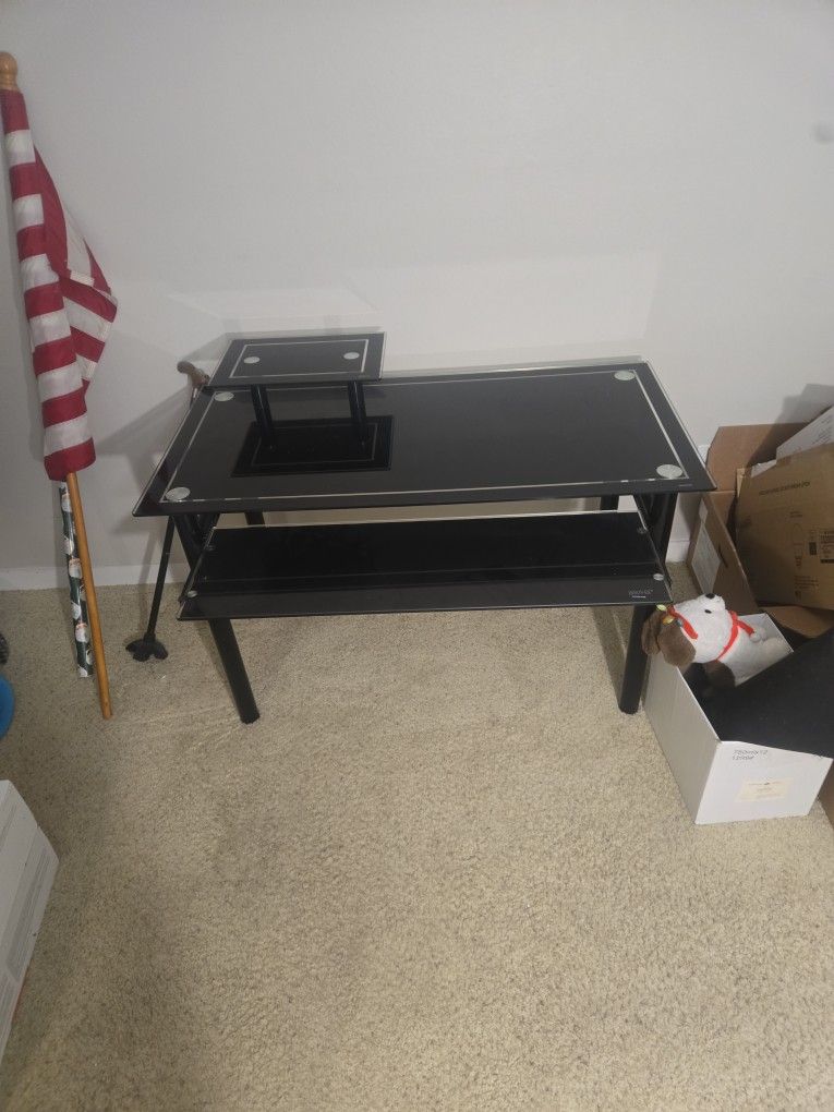 Glass Computer Desk