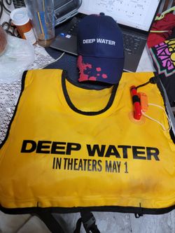 Deep Water life vest and hat