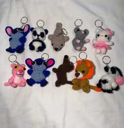Crochet keychain