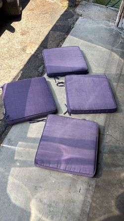 Chair cushion set of four