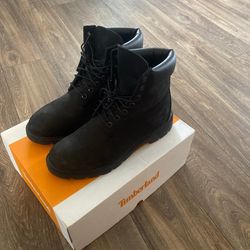 Black timberland Boots Size 10