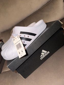 Adidas Adilette Clog white size Men's 8 / Women's