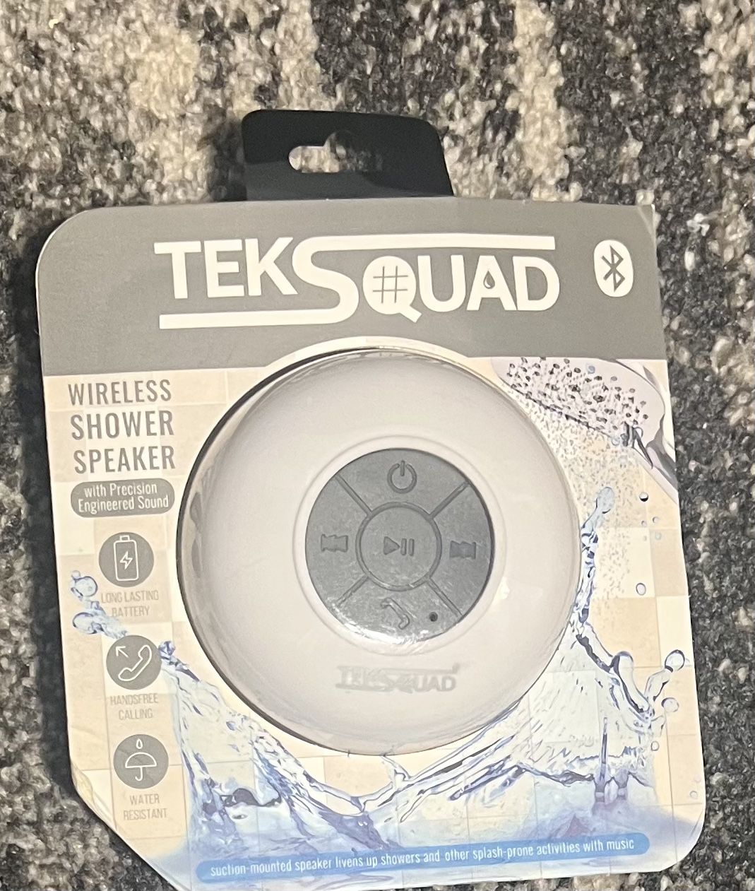 Tek Squad Wireless Shower Speaker